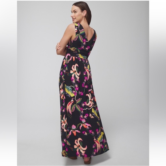 Soma Soft Jersey Maxi Bra Dress with pockets Size M Black - Picture 7 of 9